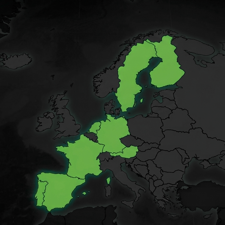 GACTEXTILES Europe markets map